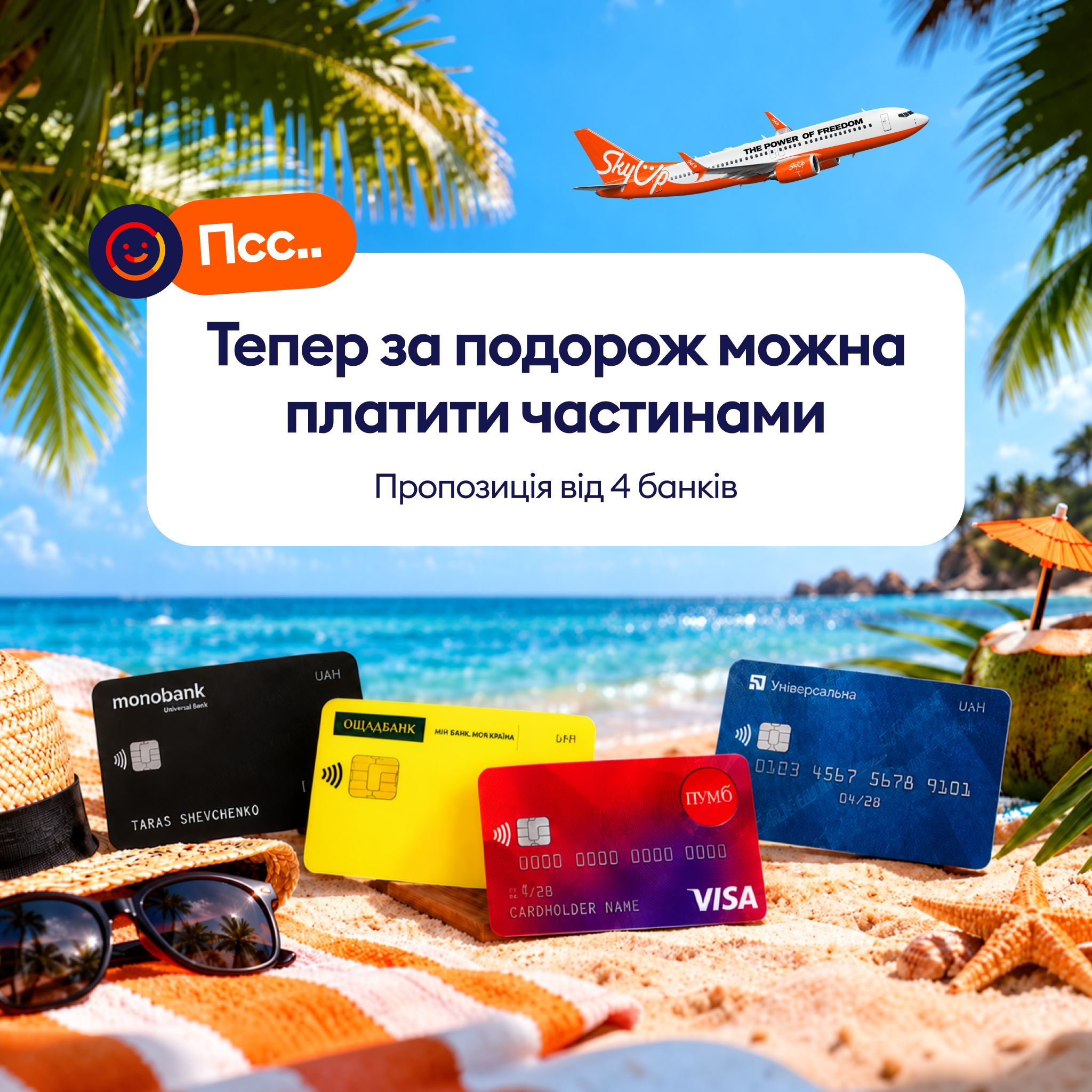 Оплата мандрівок частинами