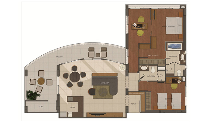 2 bedrooms Executive Apartment2