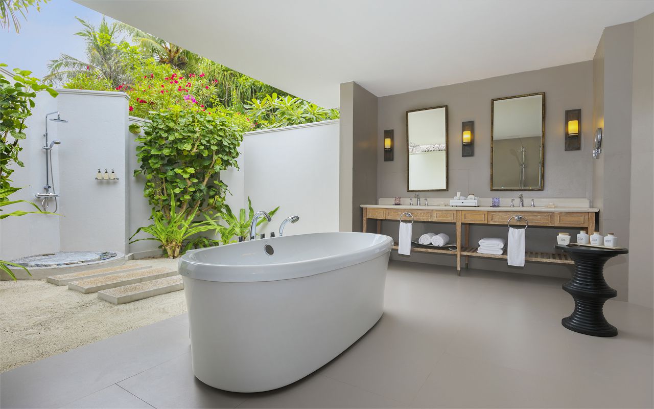2BR Beach Residence with Pool - Ground Floor Bathroom