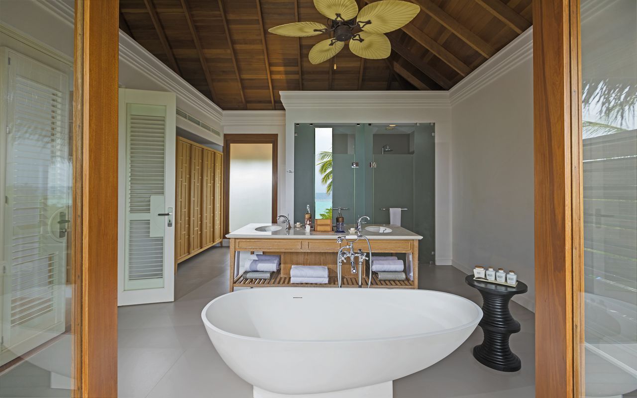2BR Beach Residence with Pool - Upper Floor Bathroom