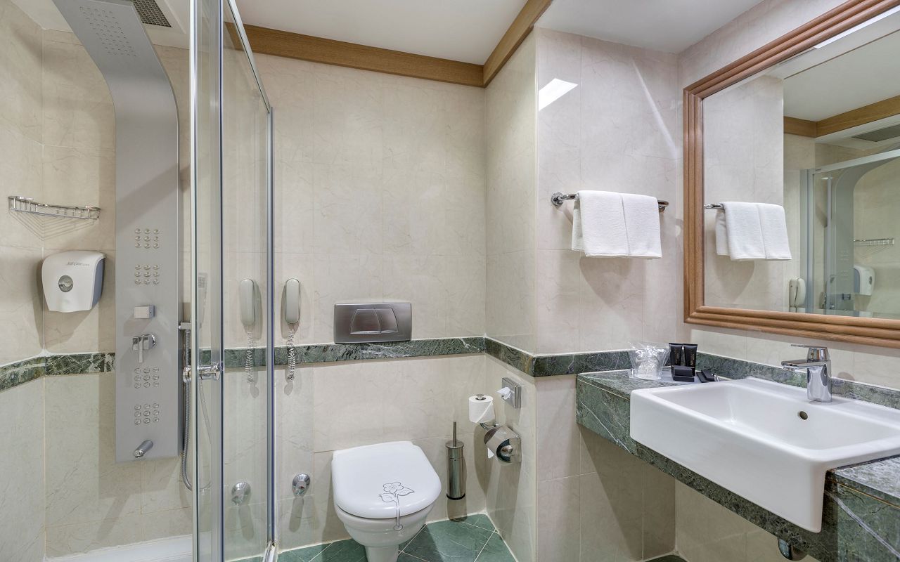 Alva Donna Beach Resort Comfort Side_ STANDARD ROOM bathroom 1