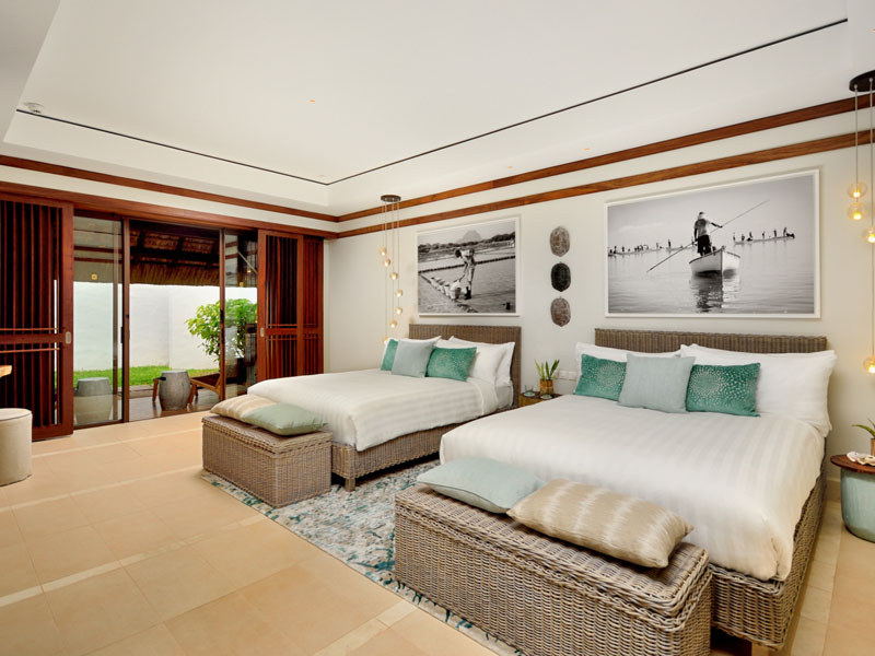 Beach Villa - Twin Bedroom