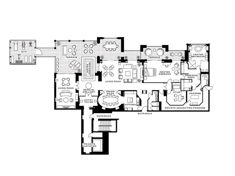 Penthouse Suite-plan