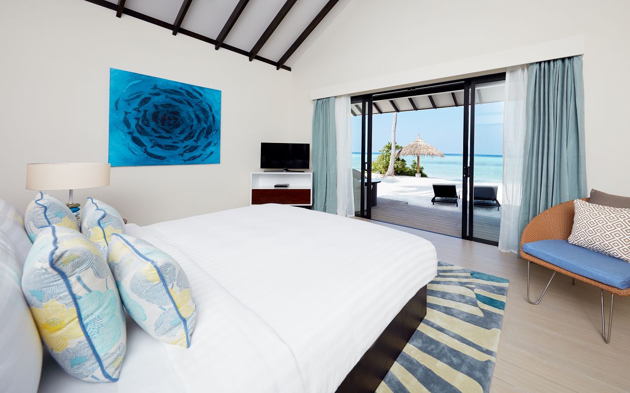 Amari Havodda Maldives - Beach Garden Pool Villa Bedroom 3 (2)