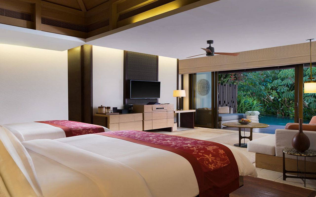 50512136-Pavilion Villa Double Queen Bedroom - The Ritz-Carlton, Bali