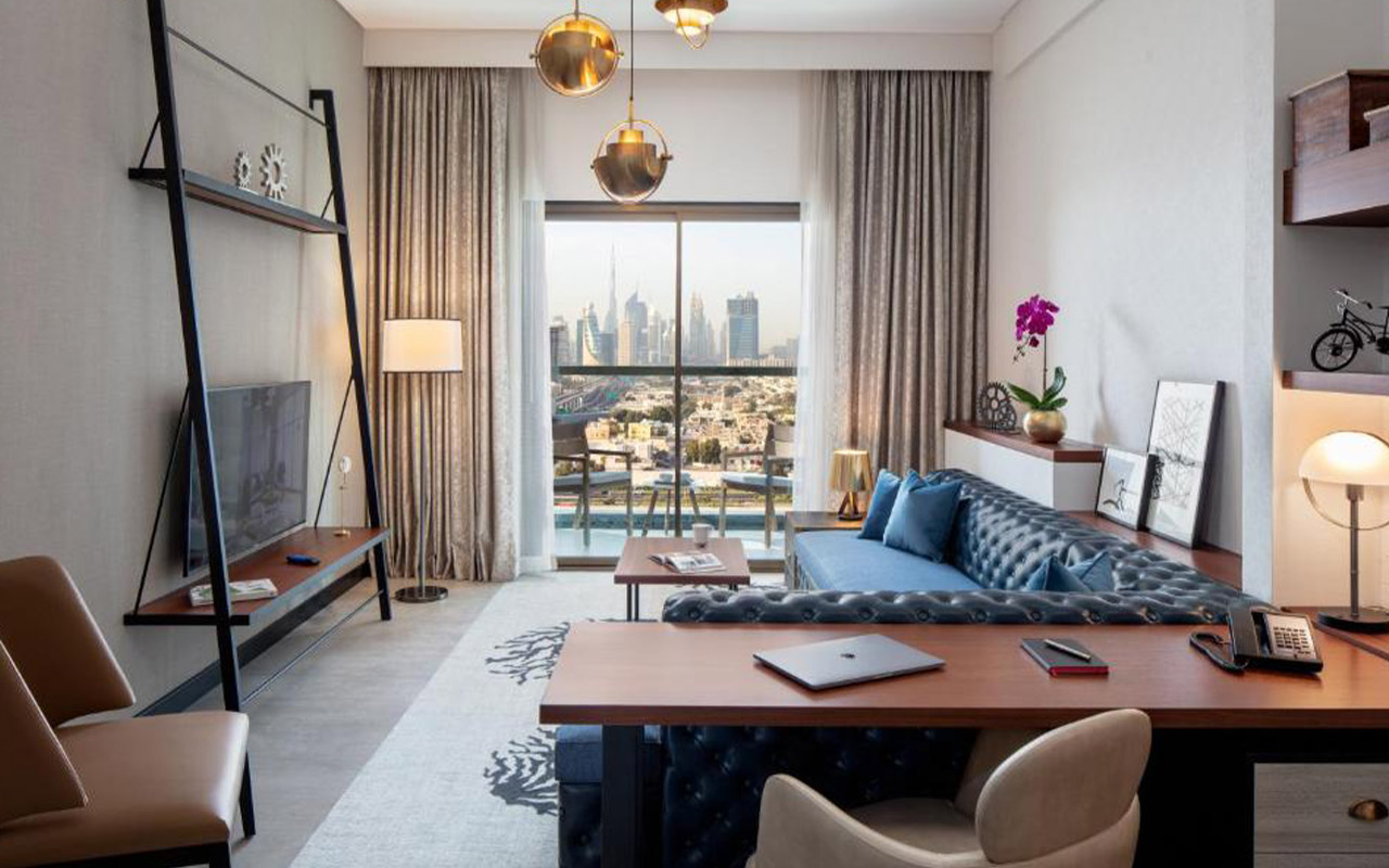 One Bedroom Apartment with Burj Khalifa View1