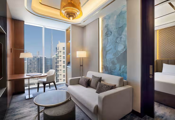 Two Double Beds One Bedroom Suite Burj View 1